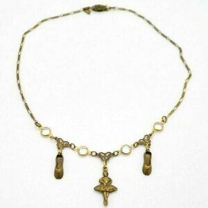 Sadie Green Clear Rhinestone Ballerina Shoes